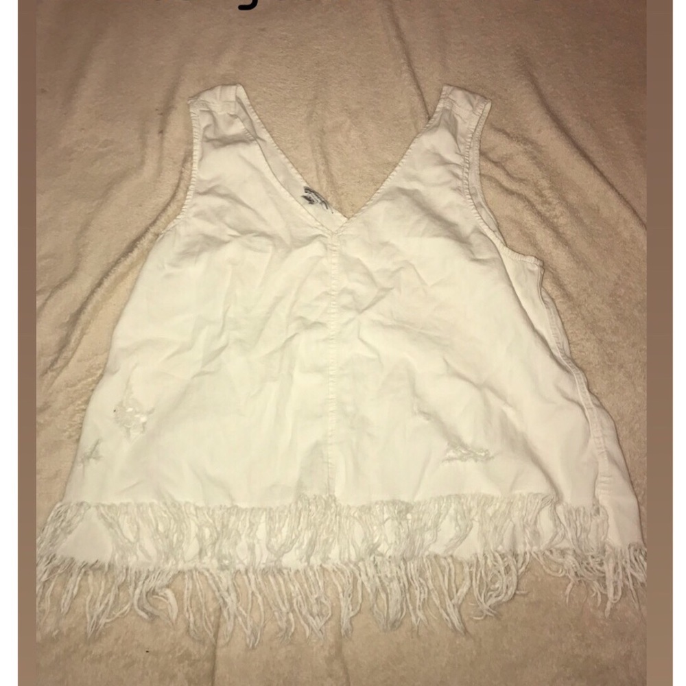 ‼️ American Eagle jean white top ‼️
